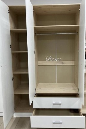 Шкаф "Милана" 3-х створчатый с 2 ящиками в Нижнекамске - nizhnekamsk.mebel24.online | фото 2