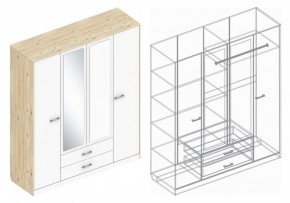 Шкаф "Милана" 4-х створчатый в Нижнекамске - nizhnekamsk.mebel24.online | фото