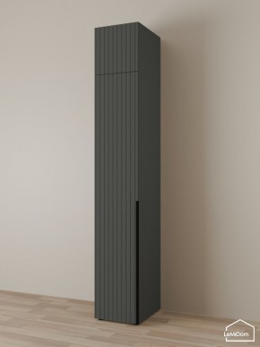 Шкаф с антресолью Linnea MHR-1A-2 2450х400х510 (Графит-М 11.1.25) в Нижнекамске - nizhnekamsk.mebel24.online | фото 1