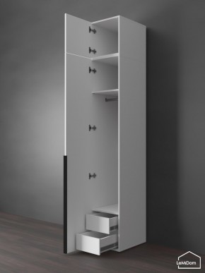 Шкаф с антресолью Linnea MHR-1A-3 2450х400х510 (Белый-М 11.1.1) в Нижнекамске - nizhnekamsk.mebel24.online | фото 6