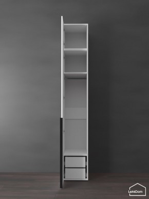 Шкаф с антресолью Linnea MHR-1A-3 2450х400х510 (Белый-М 11.1.2) в Нижнекамске - nizhnekamsk.mebel24.online | фото 5