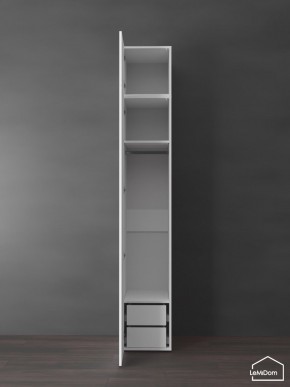 Шкаф с антресолью Linnea MHR-1POA-3 2450х400х510 (Белый-М 11.1.2) в Нижнекамске - nizhnekamsk.mebel24.online | фото 5