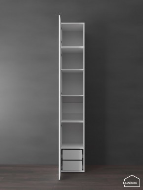 Шкаф с антресолью Linnea MHR-1POA-4 2450х400х510 (Белый-М 11.1.2) в Нижнекамске - nizhnekamsk.mebel24.online | фото 6