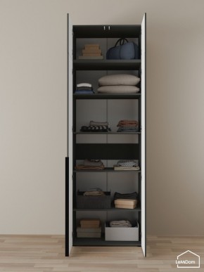 Шкаф с антресолью Linnea MHR-2A-2 2450х800х510 (Графит-М 11.1.25) в Нижнекамске - nizhnekamsk.mebel24.online | фото 4