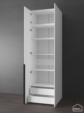 Шкаф с антресолью Linnea MHR-2A-4 2450х800х510 (Белый-М 11.1.2) в Нижнекамске - nizhnekamsk.mebel24.online | фото 5
