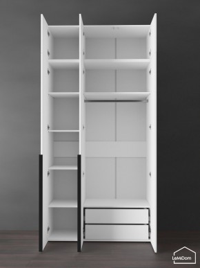 Шкаф с антресолью Linnea MHR-3A-2 2450х1200х510 (Белый-М 11.1.2) в Нижнекамске - nizhnekamsk.mebel24.online | фото 6