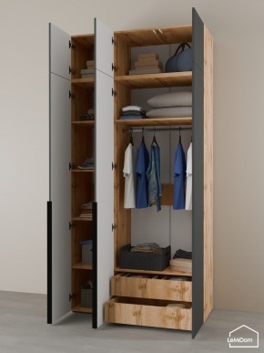 Шкаф с антресолью Linnea MHR-3A-2 2450х1200х510 (ДВ-М 11.1.25) в Нижнекамске - nizhnekamsk.mebel24.online | фото 6