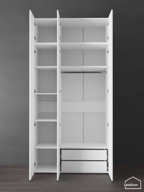 Шкаф с антресолью Linnea MHR-3POA-2 2450х1200х510 (Белый-М 11.1.1) в Нижнекамске - nizhnekamsk.mebel24.online | фото 6