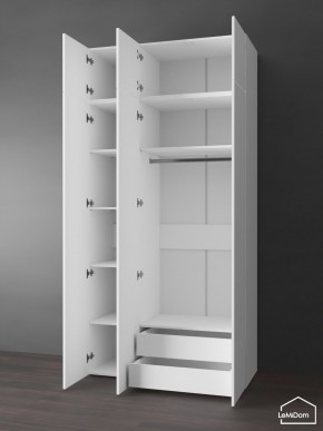 Шкаф с антресолью Linnea MHR-3POA-2 2450х1200х510 (Белый-М 11.1.2) в Нижнекамске - nizhnekamsk.mebel24.online | фото 5