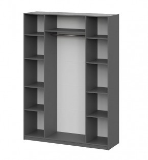 Шкаф ШК-5 (1600) Графит серый в Нижнекамске - nizhnekamsk.mebel24.online | фото 3