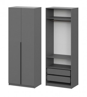 Шкаф ШК-5 + 2 полки + ящики (800) Графит в Нижнекамске - nizhnekamsk.mebel24.online | фото 1