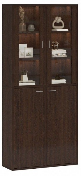 Шкаф-витрина Домино СУ(ш2в2)+2ФС+2ФГ в Нижнекамске - nizhnekamsk.mebel24.online | фото 3