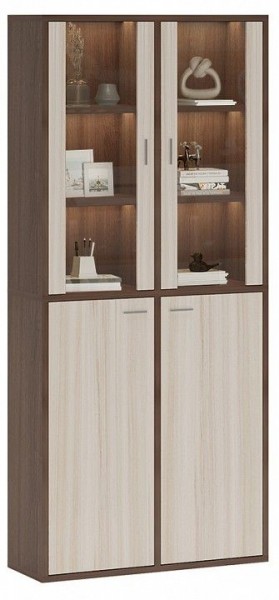 Шкаф-витрина Домино СУ(ш2в2)+2ФС+2ФГ в Нижнекамске - nizhnekamsk.mebel24.online | фото 2