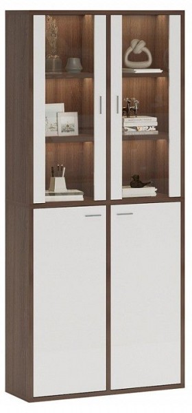 Шкаф-витрина Домино СУ(ш2в2)+2ФС+2ФГ в Нижнекамске - nizhnekamsk.mebel24.online | фото 2