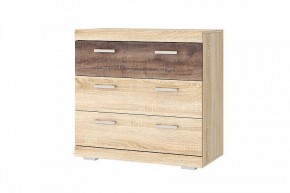 СОНАТА КС-900 Комод 3ящ. (дуб сакраменто) в Нижнекамске - nizhnekamsk.mebel24.online | фото