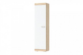 СОНАТА ШС-500 Шкаф 1дв. (дуб сонома/белый глянец) в Нижнекамске - nizhnekamsk.mebel24.online | фото 1