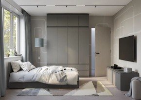 Спальня Симпл (графит) модульная в Нижнекамске - nizhnekamsk.mebel24.online | фото 52