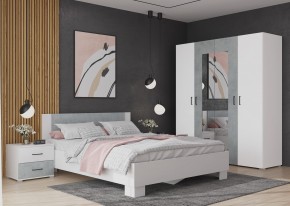 Спальный гарнитур NOVA (модульный) белый/бетон в Нижнекамске - nizhnekamsk.mebel24.online | фото
