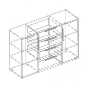 Спальный гарнитур "Лео" (модульный) в Нижнекамске - nizhnekamsk.mebel24.online | фото 28