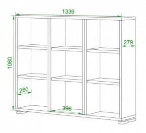 Стеллаж Домино ПУ-60-1 в Нижнекамске - nizhnekamsk.mebel24.online | фото 2