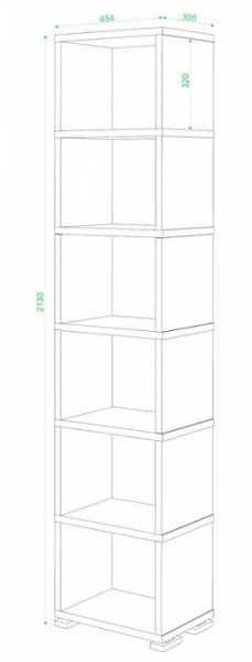 Стеллаж-колонка СБ-15/6 в Нижнекамске - nizhnekamsk.mebel24.online | фото 2