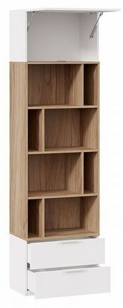 Стеллаж комбинированный Порто Исп. 2 ТД-393.07.20 в Нижнекамске - nizhnekamsk.mebel24.online | фото 2
