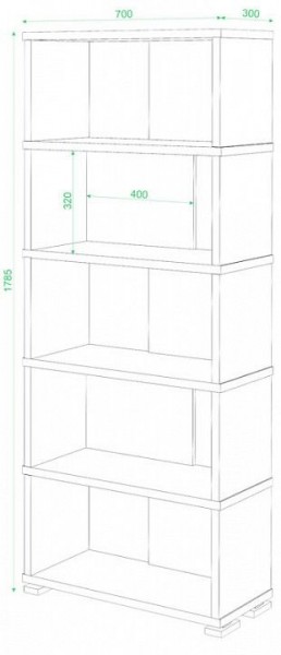 Стеллаж СБ-10/5 в Нижнекамске - nizhnekamsk.mebel24.online | фото 2