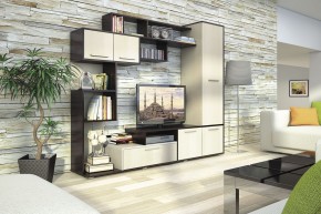 Стенка Диско (СТЛ.150.01) Дуб феррара/Дуб кремона в Нижнекамске - nizhnekamsk.mebel24.online | фото 2