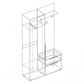 СТИЛ Прихожая (модульная) в Нижнекамске - nizhnekamsk.mebel24.online | фото 3