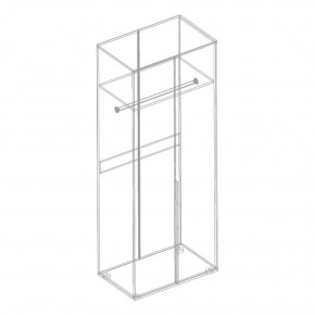 СТИЛ Шкаф 2-ств для одежды в Нижнекамске - nizhnekamsk.mebel24.online | фото 2