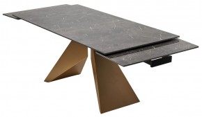 Стол ALES 180 BLACK GRAVE SOLID CERAMIC, керамика / бронзовый, ®DISAUR в Нижнекамске - nizhnekamsk.mebel24.online | фото 9
