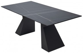 Стол БОГАРТ 200 TITANIUM BLACK PULIDO, керамика / Черный М-City в Нижнекамске - nizhnekamsk.mebel24.online | фото 5