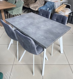 Стол BRICK M 140 Бетон Портленд/ Белый М-City в Нижнекамске - nizhnekamsk.mebel24.online | фото 2