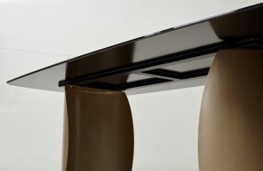 Стол BRONTE 220 KL-188 Контрастный мрамор матовый, итальянская керамика/ Шампань, ®DISAUR в Нижнекамске - nizhnekamsk.mebel24.online | фото 6