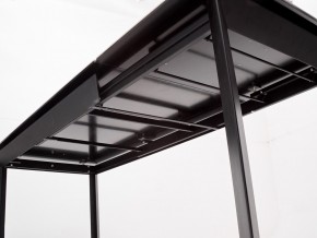 Стол CREMONA 140 HIGH GLOSS STATUARIO Белый мрамор глянцевый, керамика/ черный каркас, ®DISAUR в Нижнекамске - nizhnekamsk.mebel24.online | фото 6