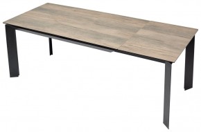 Стол CREMONA 180 KL-61 Под дерево, итальянская керамика / черный каркас, ®DISAUR в Нижнекамске - nizhnekamsk.mebel24.online | фото 2