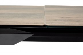 Стол CREMONA 180 KL-61 Под дерево, итальянская керамика / черный каркас, ®DISAUR в Нижнекамске - nizhnekamsk.mebel24.online | фото 4