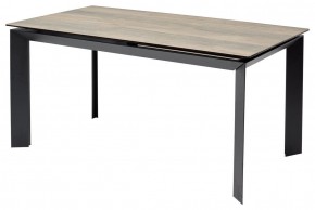Стол CREMONA 180 KL-61 Под дерево, итальянская керамика / черный каркас, ®DISAUR в Нижнекамске - nizhnekamsk.mebel24.online | фото 5