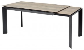 Стол CREMONA 180 KL-61 Под дерево, итальянская керамика / черный каркас, ®DISAUR в Нижнекамске - nizhnekamsk.mebel24.online | фото 7