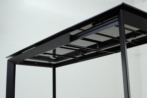 Стол CREMONA 180 KL-99 Белый мрамор матовый, итальянская керамика / черный каркас, ®DISAUR в Нижнекамске - nizhnekamsk.mebel24.online | фото 13