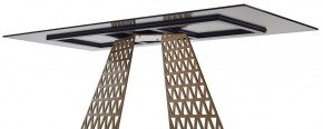 Стол ENNA 220 KL-188 Контрастный мрамор матовый, итальянская керамика/ каркас цвета шампань, ®DISAUR в Нижнекамске - nizhnekamsk.mebel24.online | фото 12