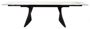 Стол IVAR 180 MARBLES KL-188 Контрастный мрамор, итальянская керамика, ®DISAUR в Нижнекамске - nizhnekamsk.mebel24.online | фото 2