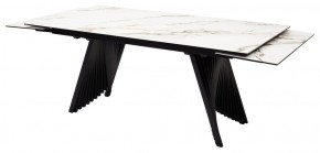 Стол IVAR 180 MARBLES KL-188 Контрастный мрамор, итальянская керамика, ®DISAUR в Нижнекамске - nizhnekamsk.mebel24.online | фото 7