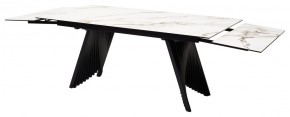 Стол IVAR 180 MARBLES KL-188 Контрастный мрамор, итальянская керамика, ®DISAUR в Нижнекамске - nizhnekamsk.mebel24.online | фото 9