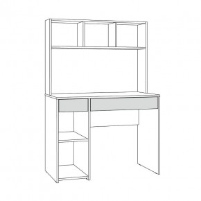 Стол компьютерный 12.77 F Комфорт (Дуб Золотой CRAFT) в Нижнекамске - nizhnekamsk.mebel24.online | фото 2