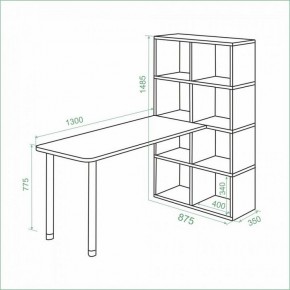 Стол компьютерный Bartolo в Нижнекамске - nizhnekamsk.mebel24.online | фото 2