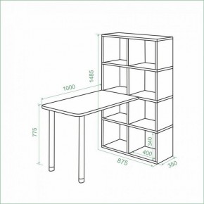 Стол компьютерный Bartolo в Нижнекамске - nizhnekamsk.mebel24.online | фото 2