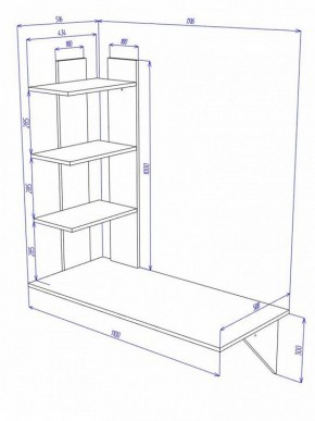 Стол компьютерный Домино Cross СтТ5 в Нижнекамске - nizhnekamsk.mebel24.online | фото 2