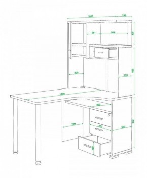 Стол компьютерный Домино СР-130 в Нижнекамске - nizhnekamsk.mebel24.online | фото 5