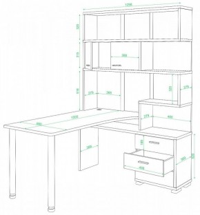 Стол компьютерный Домино СР-420/150 в Нижнекамске - nizhnekamsk.mebel24.online | фото 2